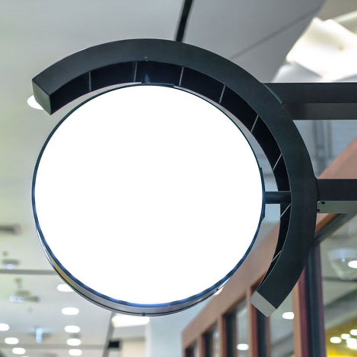 Producto anuncio tipo bandera